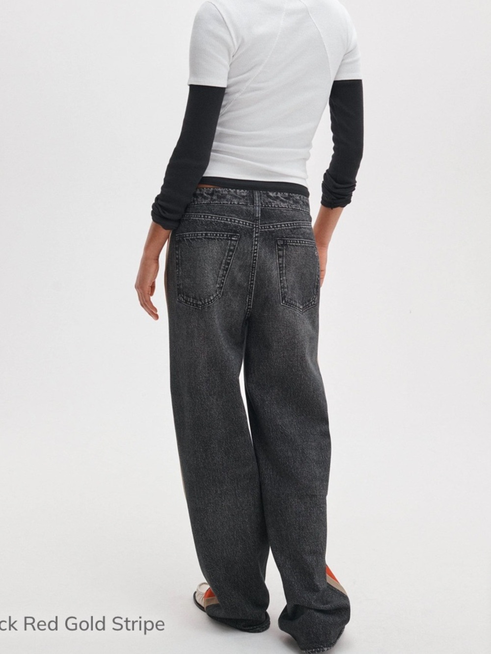 Rag & Bone Miramar Sport Stripe Track Pants Cotton Terry - Picture 6 of 12